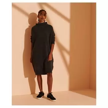 Короткое платье Superdry Isabella Funnel, черный