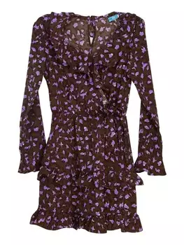 Короткое платье TOOCHE kurzes Sommer Leo Colore, цвет violett/braun/grn