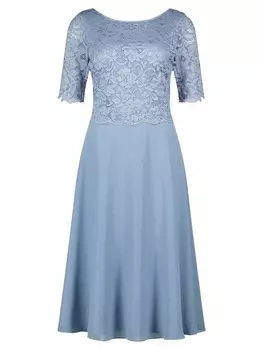 Короткое платье Vera Mont, цвет light steel blue