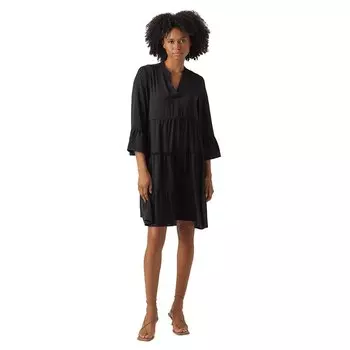 Короткое платье Vero Moda Katrine Long Sleeve, черный