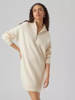 Короткое платье Vero Moda, кремовый