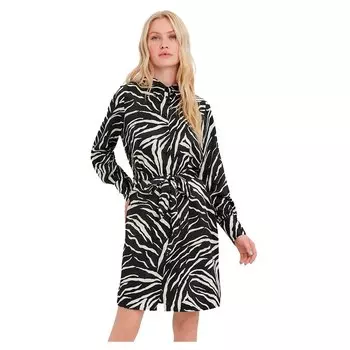 Короткое платье Vero Moda Liva Long Sleeve, черный