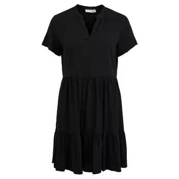 Короткое платье Vila Paya Short Sleeve, черный