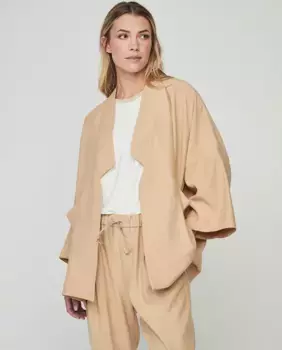 Короткое женское кимоно из вискозы & Me Unlimited, цвет Camel