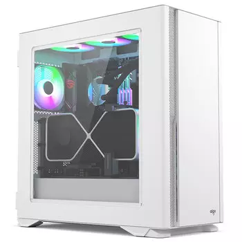 Корпус Aigo YOGO K100, Mid Tower, белый