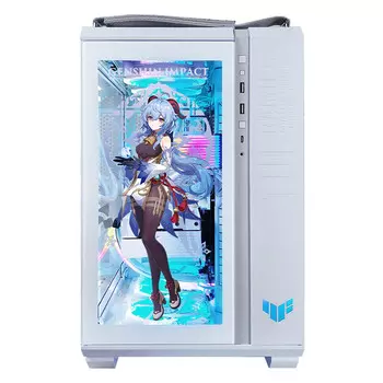 Корпус ASUS TUF GT502 Custom Ganyu, Mid Tower, белый