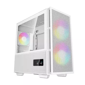 Корпус DeepCool CH360, Micro Tower, белый
