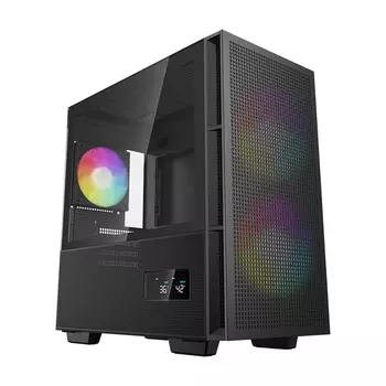 Корпус DeepCool CH360, Micro Tower, черный