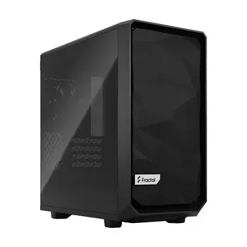 Корпус Fractal Design Meshify 2 Mini, Mini Tower, чёрный, тёмное стекло