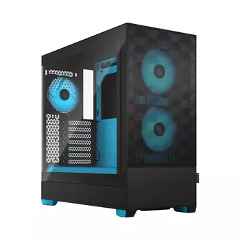 Корпус Fractal Design Pop Air RGB, Mid Tower, черный/голубой