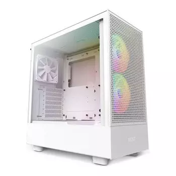 Корпус NZXT H5 Flow RGB, Mid Tower, белый