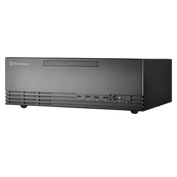 Корпус SilverStone Milo 11, Slim Desktop, SST-ML11B, черный