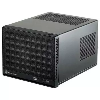 Корпус SilverStone SG13, Mini-Tower, SST-SG13B-C, черный