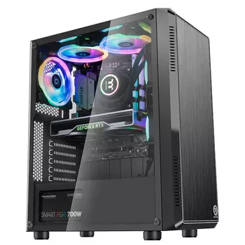 Корпус Thermaltake Navigator S3+, Mid Tower, черный