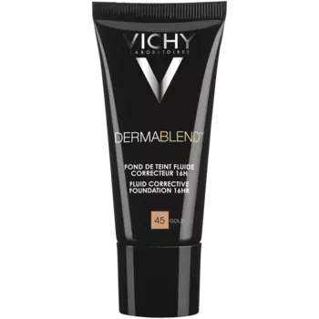 Корректирующая тональная основа для лица золото 45 Vichy Dermablend, 30 мл