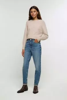 Корректирующие джинсы для мамы с завышенной талией River Island, синий