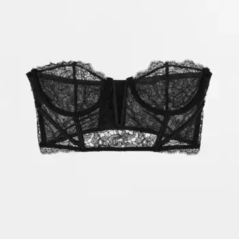 Корсет Zara Lace And Underwire, черный