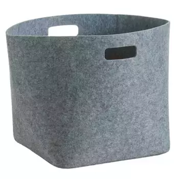 Корзина для хранения Zeller Present, круглая 32х32х32 см, серый