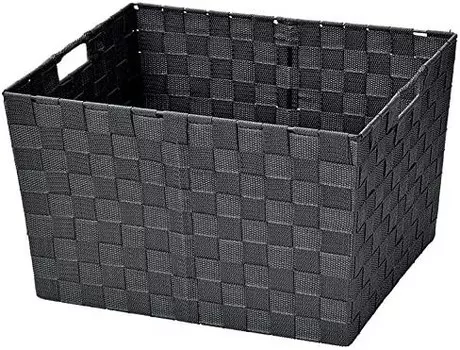 Корзина ПП, ручка 15,7 дюйма (40 см), 58-83BK Chidori-sangyo, Black (Black 19-3911Tcx)