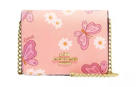 Кошелек-бантик с цепочкой COACH