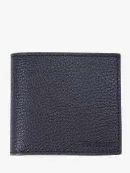 Кошелек Barbour Bifold из зернистой кожи, черный