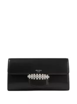 Кошелек Bing на цепочке с кристаллами JIMMY CHOO, черный
