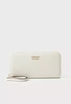 Кошелек BRENTON ZIP AROUND Guess, кремовый