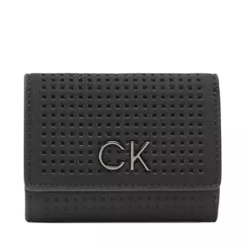 Кошелек Calvin Klein Re-LockTrifold Xxs, черный