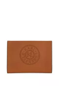 Кошелек CIRCLE FLAP KARL LAGERFELD, светло-коричневый