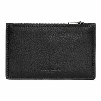 Кошелек Coach Zip Card, черный