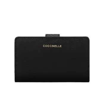 Кошелек Coccinelle Metallic Soft, черный