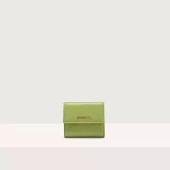 Кошелек Coccinelle Metallic Soft, цвет Guacamole