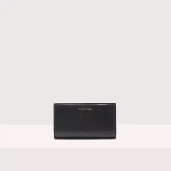 Кошелек Coccinelle Metallic Soft, цвет Noir