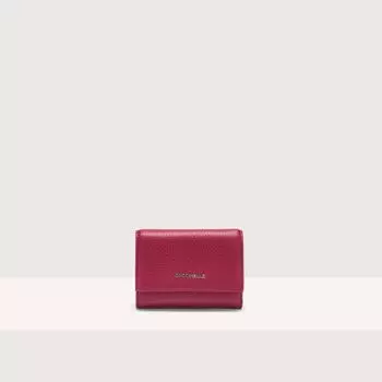 Кошелек Coccinelle Metallic Soft, цвет Sangria