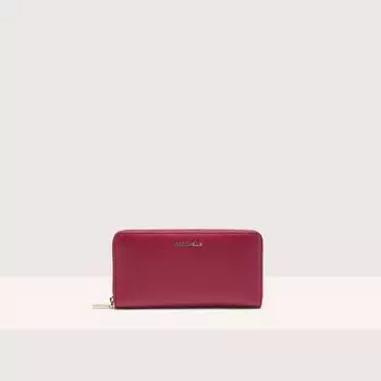 Кошелек Coccinelle Metallic Soft, цвет Sangria