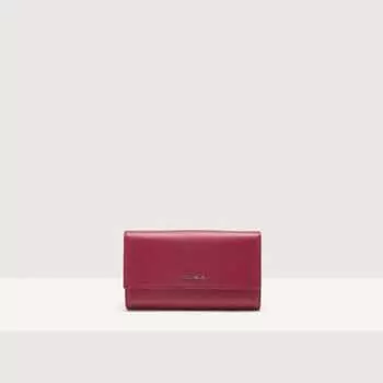 Кошелек Coccinelle Metallic Soft, цвет Sangria