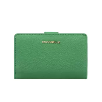 Кошелек Coccinelle Metallic Soft, зеленый