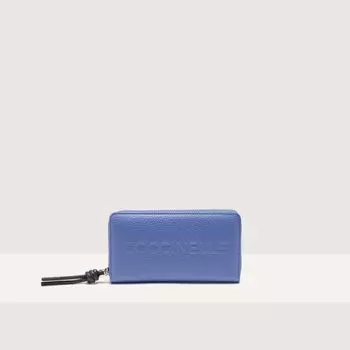 Кошелек Coccinelle Myrtha Maxi Logo, цвет Azul/Midnight Blue