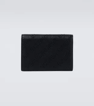 Кошелек для монет из кожи Cash Balenciaga, черный