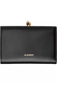 Кошелек Goji small Jil Sander, черный