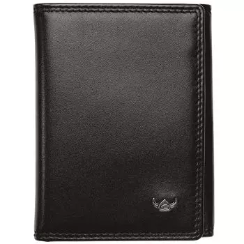 Кошелек Golden Head Polo RFID Schutz Leder 8 см, черный