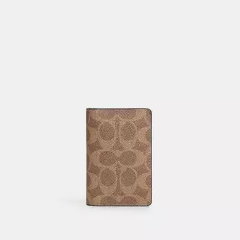 Кошелек ID COACH, цвет tan & black