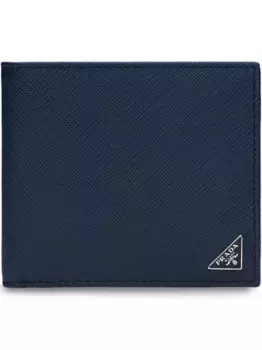 Кошелек из кожи Saffiano Prada, синий