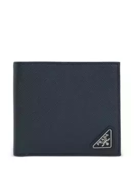 Кошелек из кожи Saffiano Prada, синий