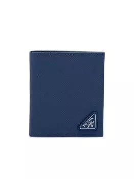 Кошелек из сафьяновой кожи Prada, синий