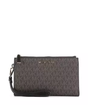 Кошелек Jet Set из парусины Michael Kors, коричневый