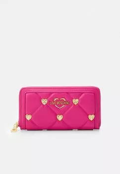 Кошелек JEWEL HEART WALLET Love Moschino, розовый