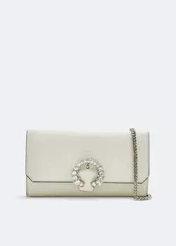 Кошелек JIMMY CHOO Chain wallet, белый