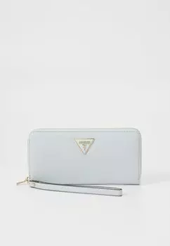 Кошелек LAUREL LARGE ZIP AROUND Guess, светло-голубой