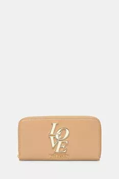 Кошелек Love Moschino, бежевый